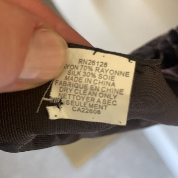 Echo silk chocolate brown burnout velvet scarf - Picture 8 of 8